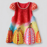 Lucky sale-Children's Ombré Pumpkin Dress