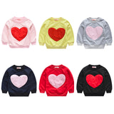 Baby Love round Neck Sweater Children's Pullover Top