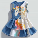 Lucky Sale-Cute unicorn dress for children