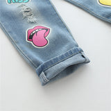 Ice Cream Printed Jeans