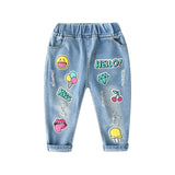 Ice Cream Printed Jeans
