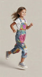 Lucky Sale-Painted Heart Unicorn Overalls