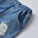 Children's Fashion Holes Jeans