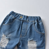 Children's Fashion Holes Jeans