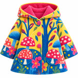 Lucky Sale-children's colorful mushroom coat