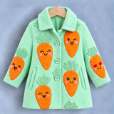 Lucky Sale-Children's colorful cartoon smiley-face carrot coat