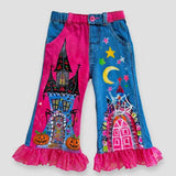Lucky Sale-Children's Colorful Halloween Castle Pants