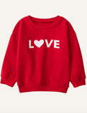 Girl's Love Printed Pullover Top