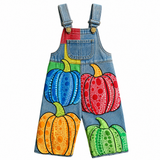 Lucky sale-Children's Colorful Yayoi Kusama Pumpkin-Print Overalls