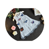 Butterfly Stereo Embroidered Mesh Dress