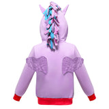 Kids' Overcoat New Children Printed Coat Foreign Trade Popular Style Girls My Little Pony: Friendship Is Magic Sweatshirt Hoodie