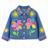 Lucky Sale-Colorful floral jacket for children