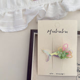 Flower Fishtail Children Barrettes