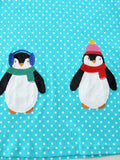 Penguin Embroidered Patch Dress