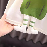 Cute Short Sleeve Shorts Suit