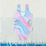 Tie-Dye Printed Swimsuit