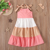 Multi-Color Optional-Sling Dress