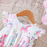 Cartoon Print Dress