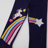 Unicorn Horse Appliqu¡§| Leggings