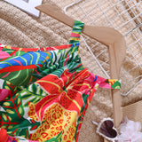 Printed Halter Long Jumpsuit