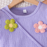 Multicolor Small Flower Dress + Bag