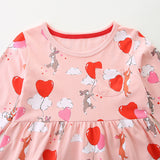 Heart Long Sleeve Dress