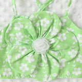 Flower Sling + Pleated Skirt + Belt + Headdress