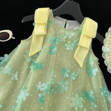 Flower Sleeveless Dress