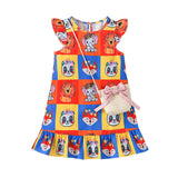 Animal Print Dress + Bag