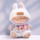 Labubu Clothes Only-Clothes Feeding Bottle Overalls Suit