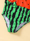 Watermelon Printing Swimsuit