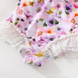 Sweet Flowers Swimsuit + Swimming Cap