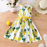 Vacation Style Bow Belt Dress