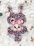 Cute Leopard Print Swimsuit