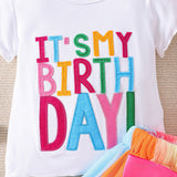 Letter Short Sleeve Top Skirt Suit