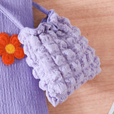 Multicolor Small Flower Dress + Bag