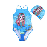 Mermaid Print Swimsuit