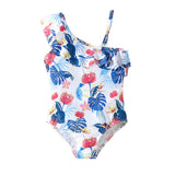 Girls' Floral One-Piece Swimsuit