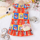 Animal Print Dress + Bag