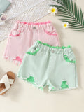 Multi-Color Optional-Girls' Denim Shorts