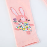 Rabbit Embroidered Trousers