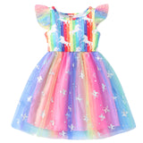Unicorn Printed Mesh Dress