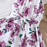 Romantic Sweet Pastoral Holiday Floral Skirt