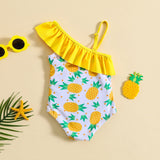 Pineapple Print Swimsuit