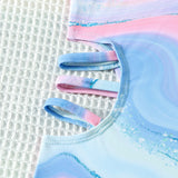 Tie-Dye Printed Swimsuit