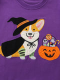 Halloween Cartoon Patch Pullover