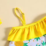 Pineapple Print Swimsuit