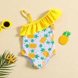 Pineapple Print Swimsuit