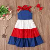 Multi-Color Optional-Sling Dress