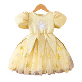 Christmas Snowflake Embroidery Dress